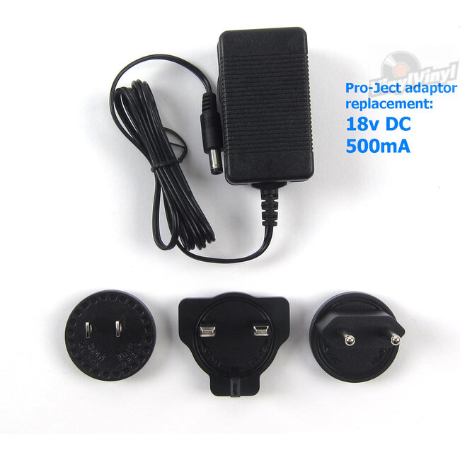 Pro-Ject Power Supply Official Replacement ( for pre-amp DC or turntables AC)
