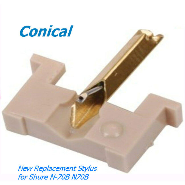 Tonar Shure N-70B N70B- Tonar Replacement Stylus   ( Conical/elliptical )