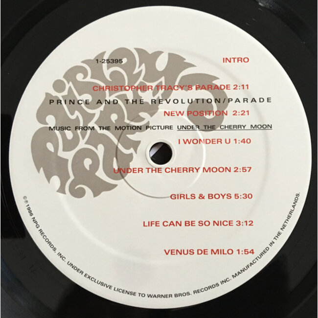 Prince Parade (Music From The Motion Picture Cherry Moon)  ( vinyl LP )