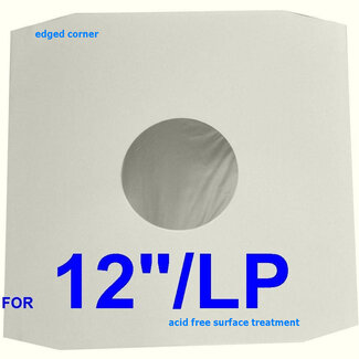 VinylVinyl Inner Sleeve (deluxe) for LP ( cream acid-free  )- Anti Static foil  ( 50pcs )