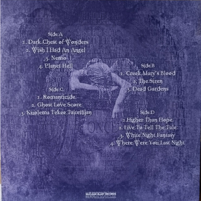 Nightwish Once ( colour splatter vinyl 2LP)