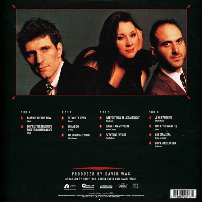 Holly Cole Don t Smoke In Bed ( HQ vinyl 45rpm 2LP )