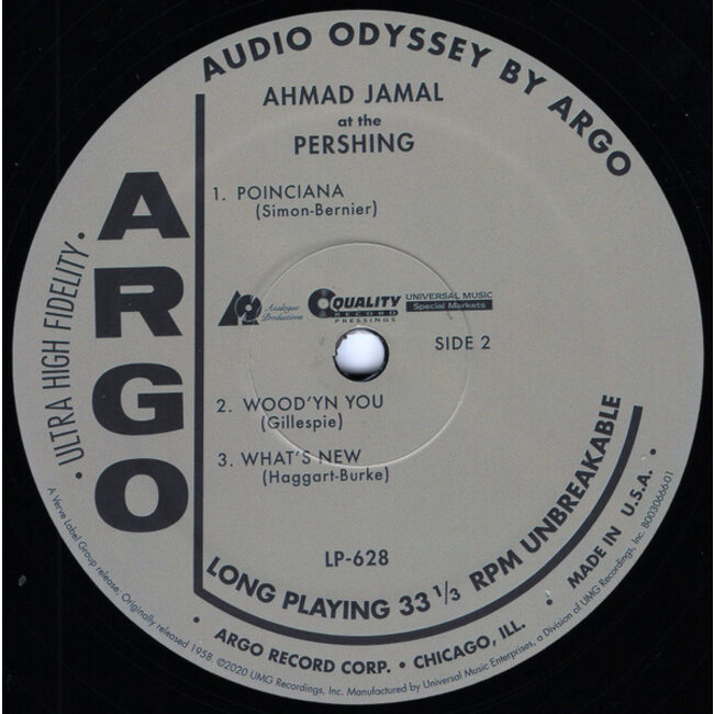 Ahmad Jamal/Trio But Not For Me ( At the Pershing ) ( HQ 180g vinyl LP )