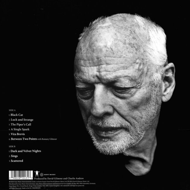 David Gilmour  David Gilmour Luck And Strange (2024 newest album ) ( limited orange vinyl LP )