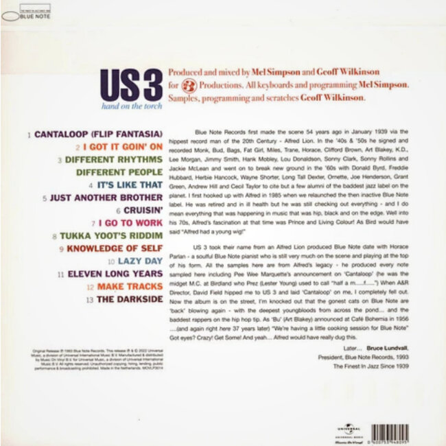 US3 Hand On The Torch ( reissue ) ( 180g vinyl LP )