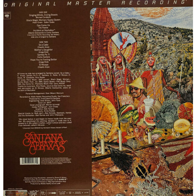 Santana Abraxas (MOFI 180g SuperVinyl LP )