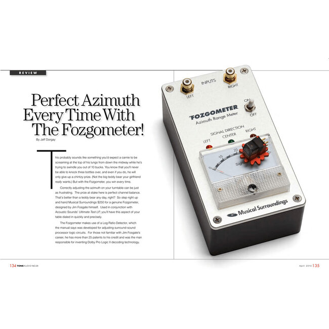 Musical Surroundings  Fozgometer V2 (azimuth range meter)