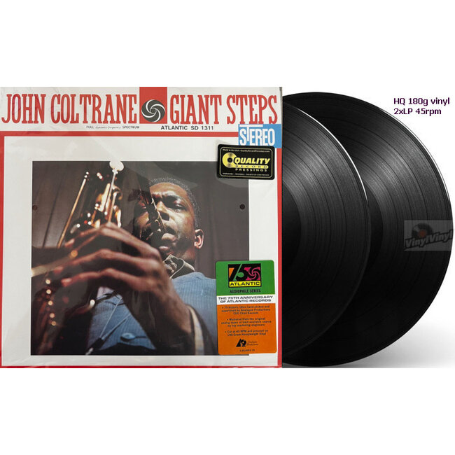 John Coltrane Giant Steps ( 180g vinyl  45rpm 2LP)   ( Atlantic 75 Audiophile Series )