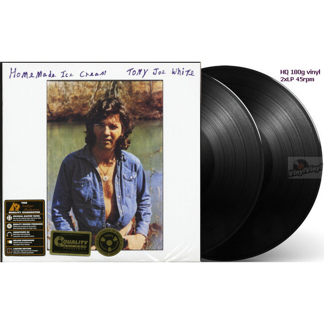 Tony Joe White Homemade Ice Cream ( HQ 45rpm vinyl 2LP )