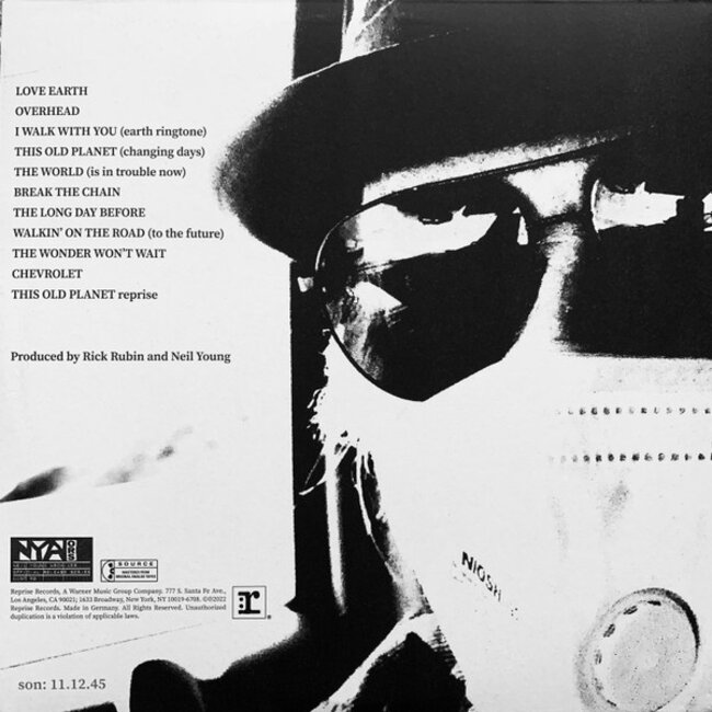 Neil Young World Record ( with Crazy Horse)  vinyl 2LP