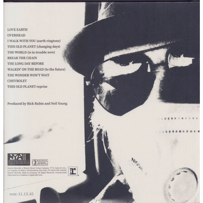 Neil Young World Record ( with Crazy Horse) Transparen vinyl 2LP