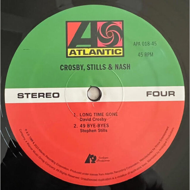 Crosby, Stills & Nash Crosby , Still & Nash ( 180g vinyl  45rpm 2LP )