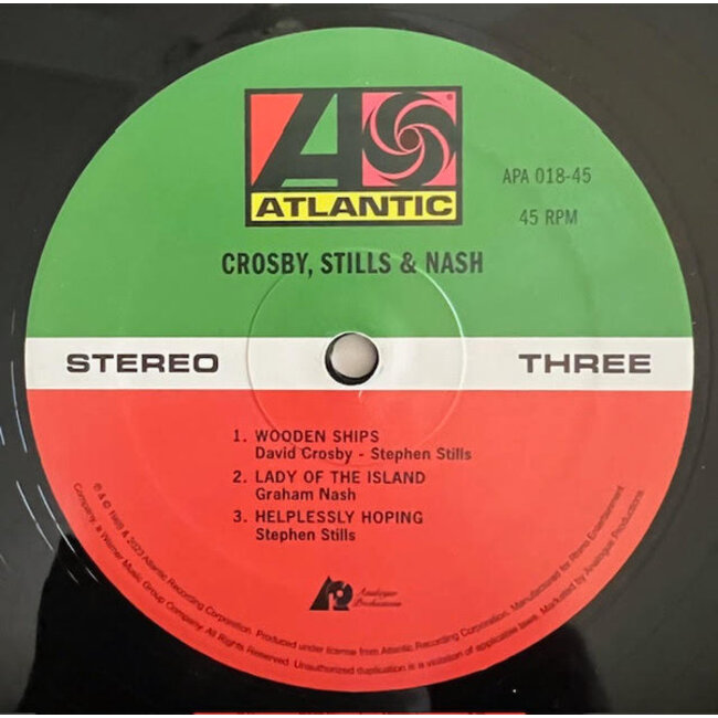Crosby, Stills & Nash Crosby , Still & Nash ( 180g vinyl  45rpm 2LP )