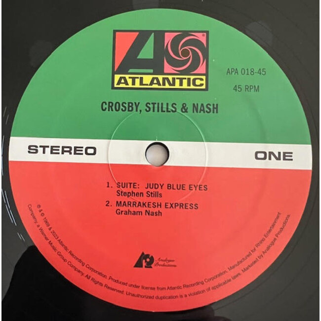 Crosby, Stills & Nash Crosby , Still & Nash ( 180g vinyl  45rpm 2LP )