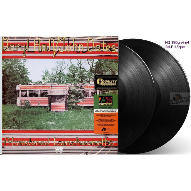 Hall and Oates bandoned Luncheonette ( 45rpm/HQ vinyl/2LP )( Atlantic 75 Series) - Copy