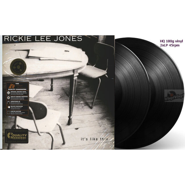 Rickie Lee Jones It s Like This ( HQ vinyl 45rpm 2LP )