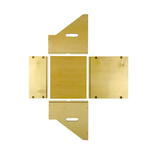 Grzzly Vinyl Record Box ( Craftsman Quality MDF )