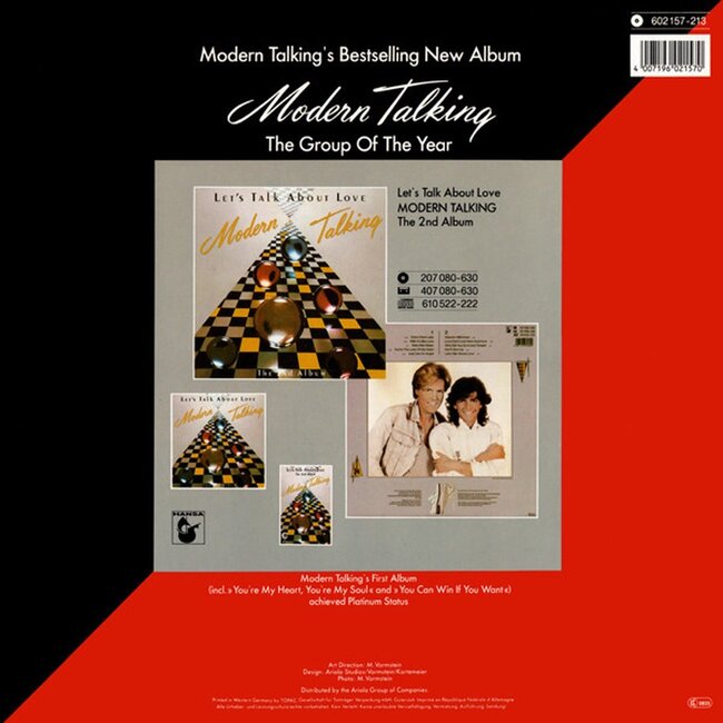 Modern Talking Brother Louie ( Maxi Single ) ( red vinyl 12 inch) ( special long version )