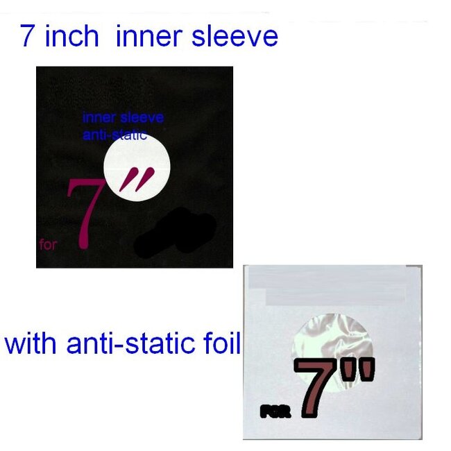 VinylVinyl 7 inch Anti-Static Inner Sleeves ( 50pcs )