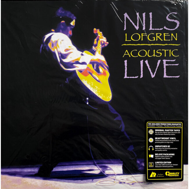 Nils Lofgren Acoustic Live ( HQ vinyl 2LP remastered )