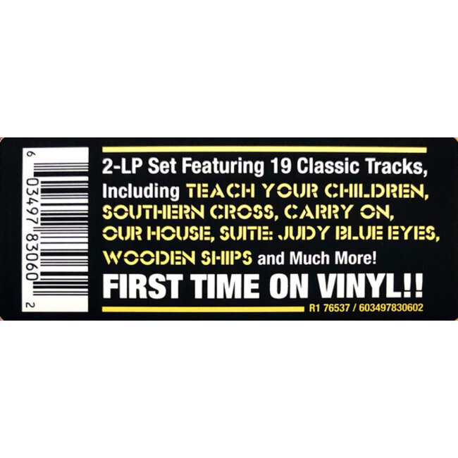 Crosby, Stills & Nash Greatest Hits ( vinyl 2LP ) - First time on vinyl