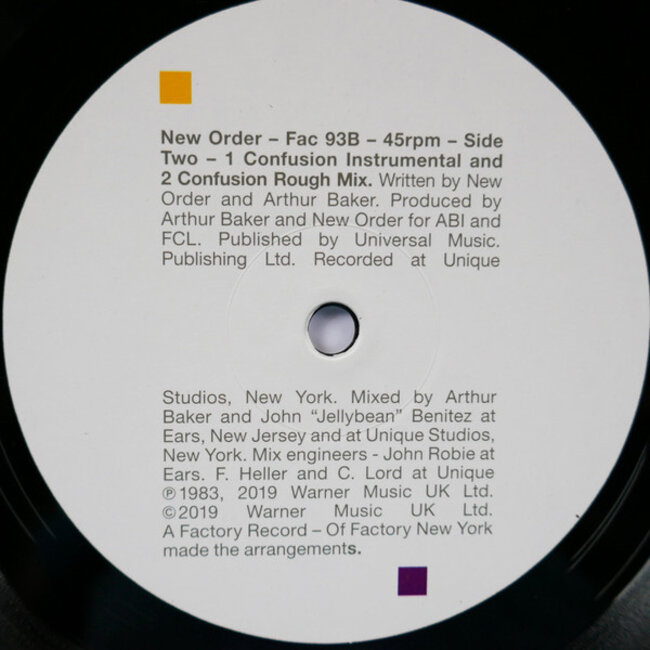 New Order Confusion ( Maxi Single 12 inch EP )