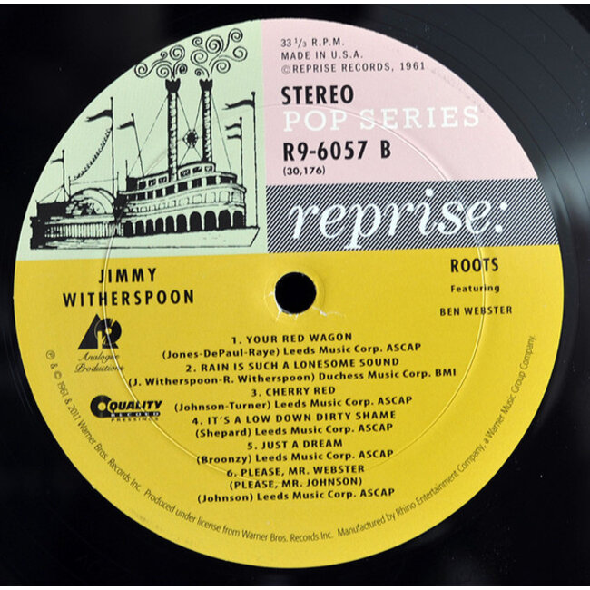 Jimmy Witherspoon Jimmy Witherspoon Ben Webster Roots ( HQ vinyl LP )