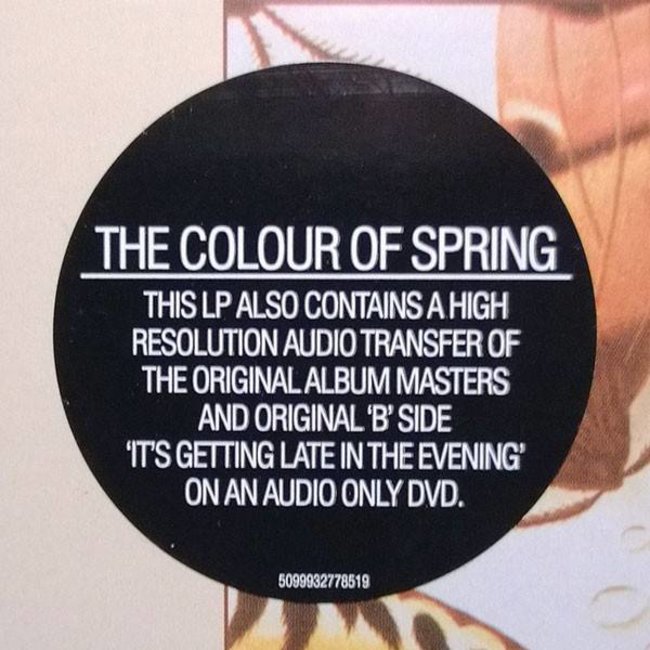 Talk Talk Colour of Spring ( 180g vinyl LP + bonus DVD )
