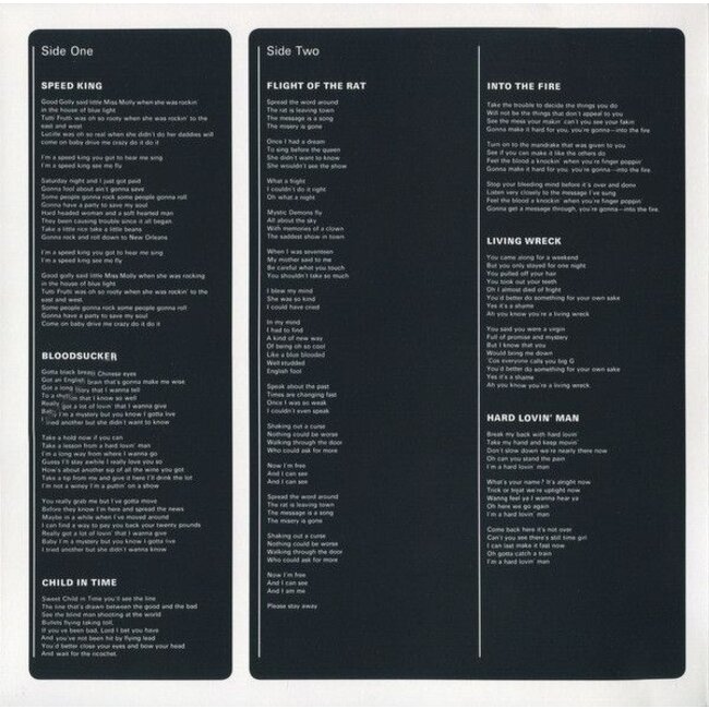 Deep Purple - Deep Purple in Rock ( 180g vinyl LP )