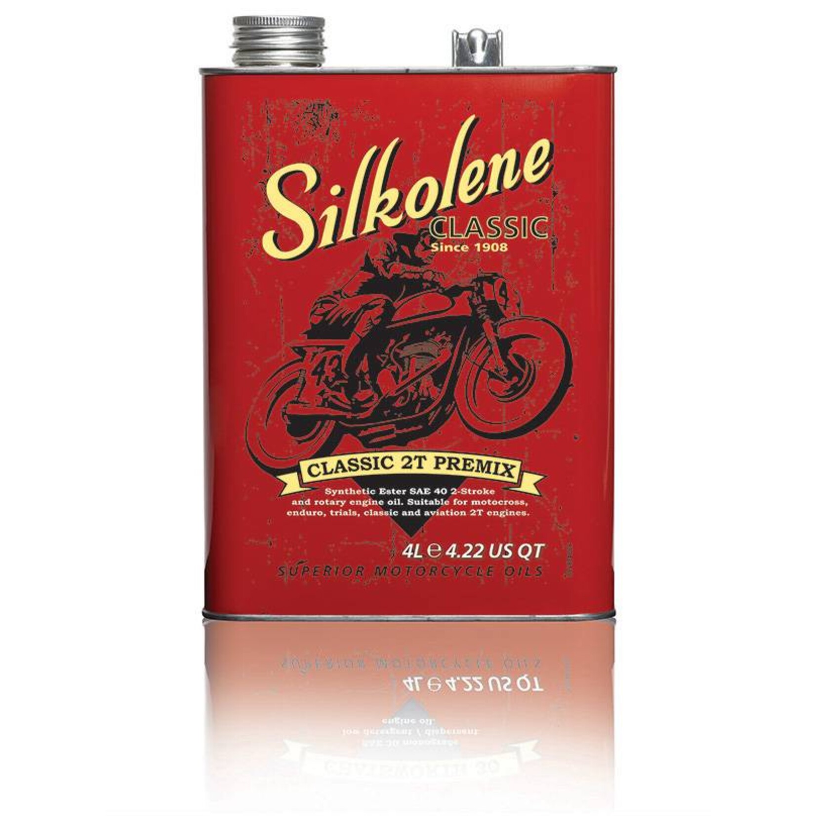 Fuchs Silkolene Classic 2T Premix Ester SAE 40 Tweetakt Motorolie 4L