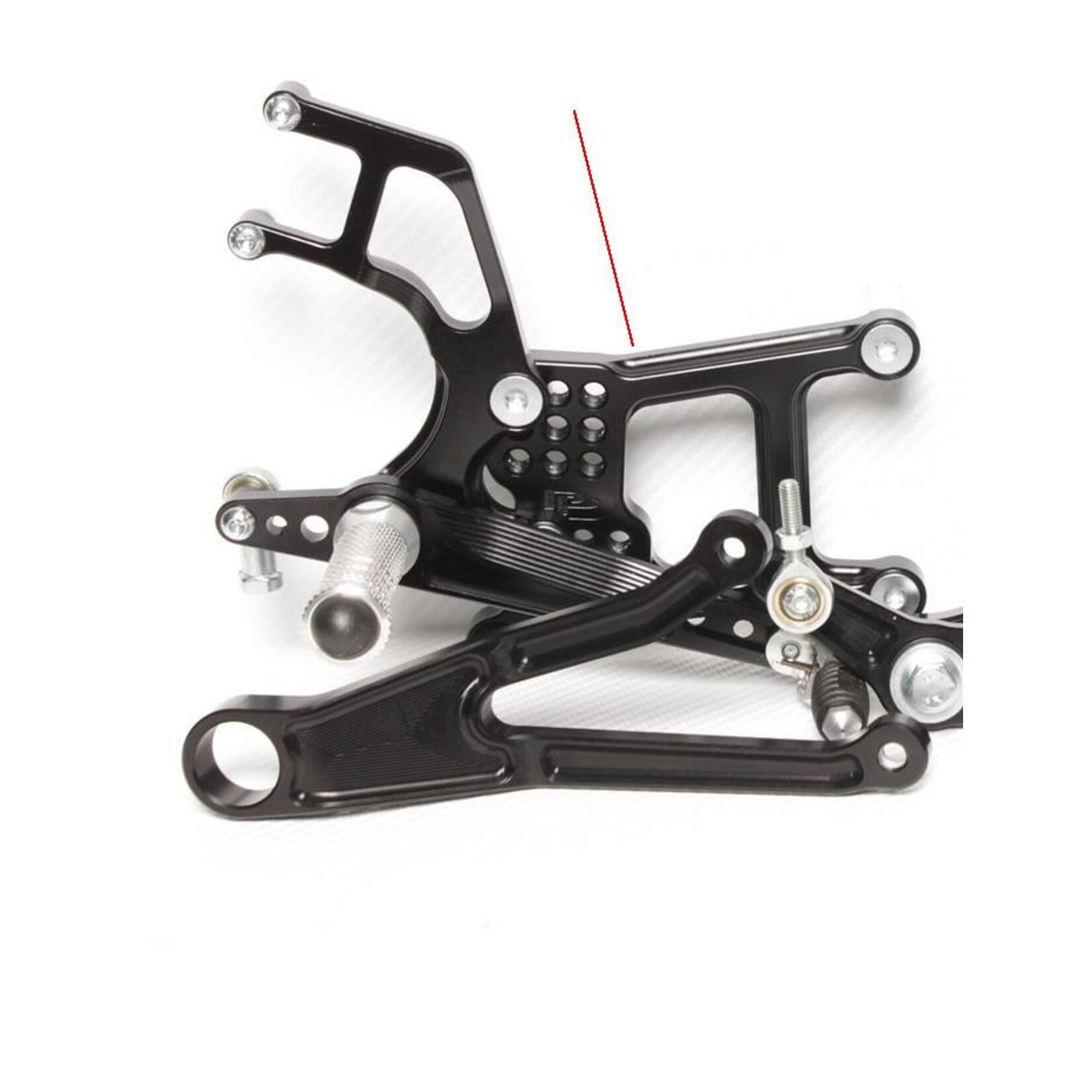 PP Tuning Schetsplaat Grondplaat Frame  Rem-Schakelset Schakelkant