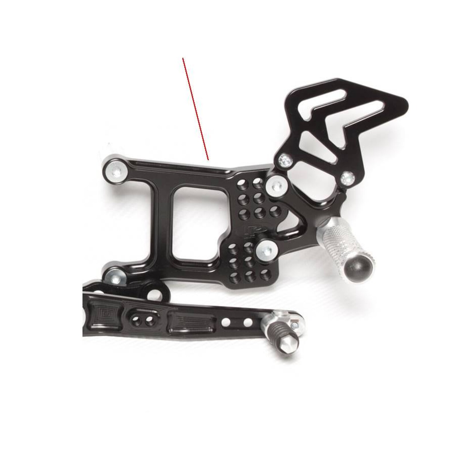 PP Tuning Schetsplaat Grondplaat Frame  Rem-Schakelset Schakelkant