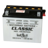 Intact Battery Motorfietsbatterij Classic YB12B-B2 12V 12Ah 51212