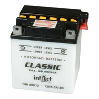Intact Battery Motorfietsbatterij Classic 12N5.5A-3B 12V 5.5Ah 50612