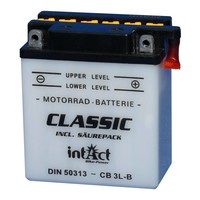 Intact Battery Motorfietsbatterij Classic YB3L-B 12V 3Ah 50313