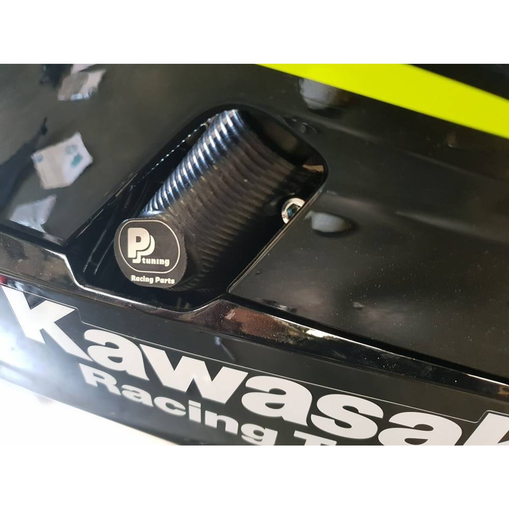 PP Tuning ALUMINIUM ALLOY water pump cover Kawasaki Ninja 400 (2018 - ) and Kawasaki Z400 (2019 - 2023) – art.nr. C1013