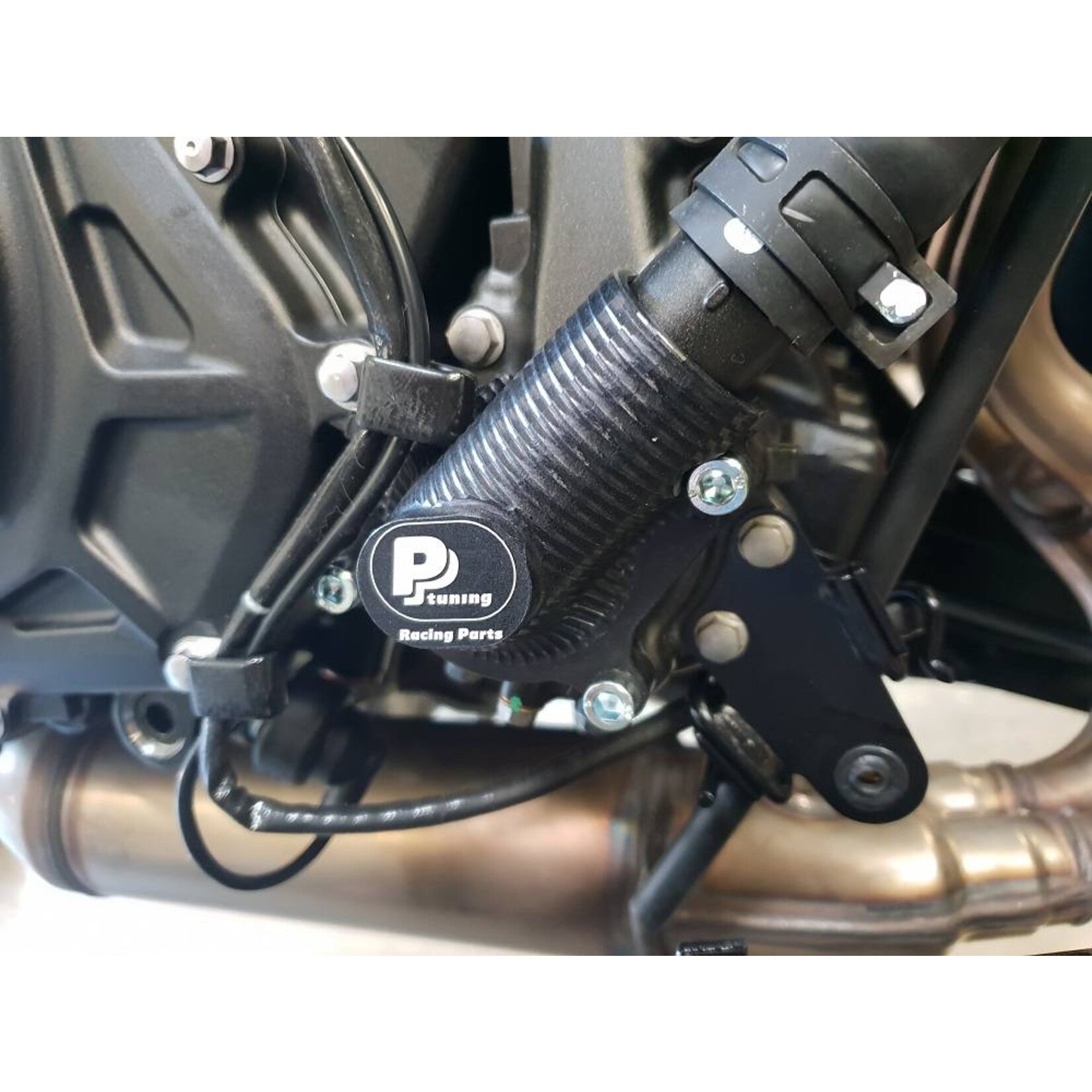 PP Tuning ALUMINIUM ALLOY water pump cover Kawasaki Ninja 400 (2018 - ) and Kawasaki Z400 (2019 - 2023) – art.nr. C1013