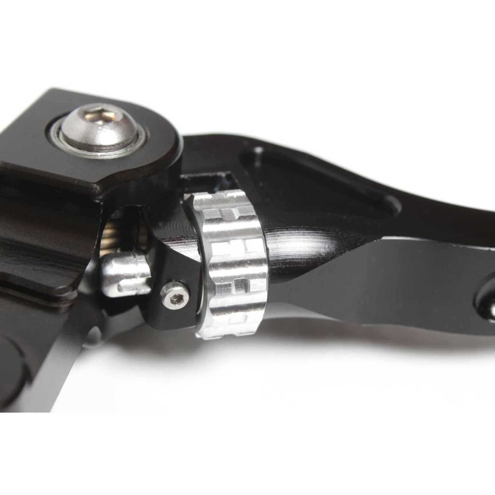 PP Tuning Verstelbare koppelingshendel – kort 150 mm – zwart geanodiseerd – art.nr. 2027K