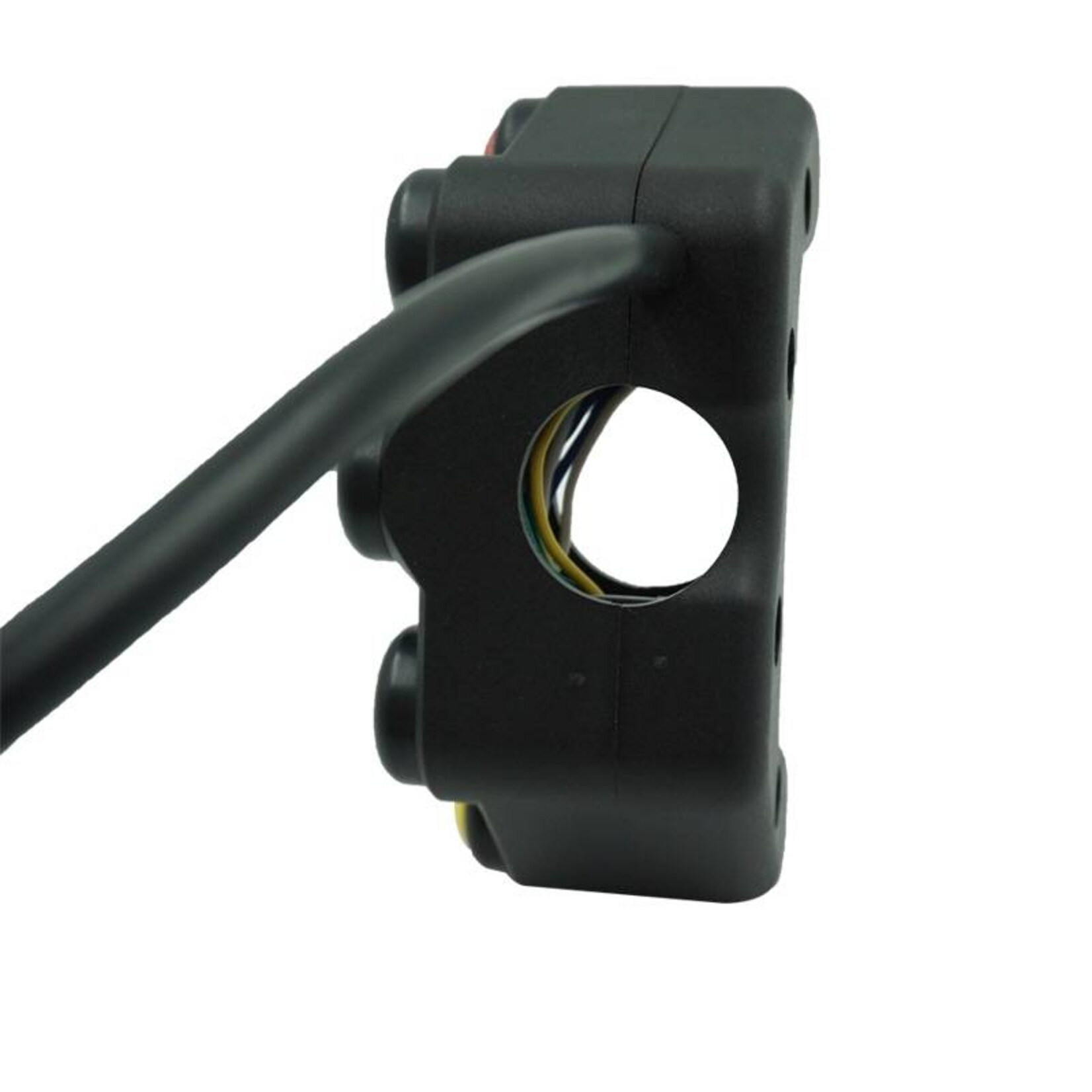 Accessori Italy 5 Weg Handlebar Switch Stuurschakelaar Zwart CNC Aluminium