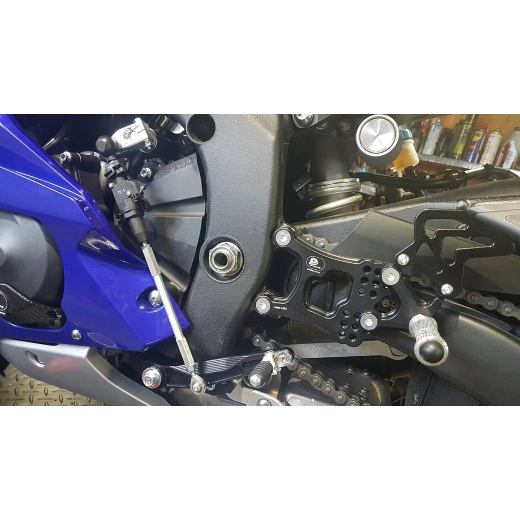 PP Tuning Yamaha R6 2017-2019 Rem Schakel Set Reverse Race Versie Titanium