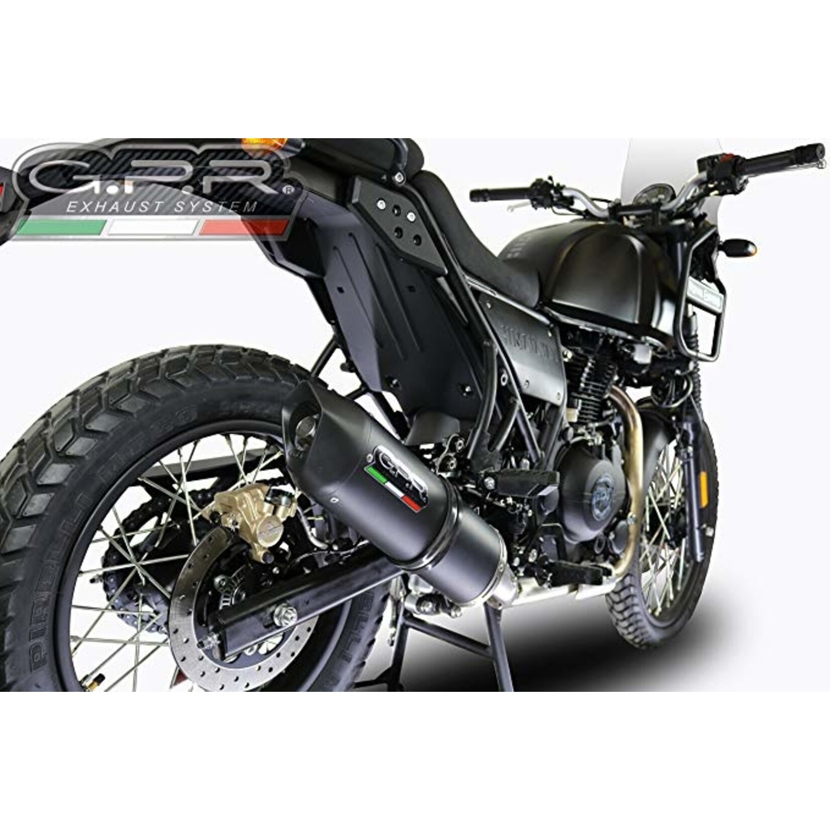 GPR Furore Uitlaat Nero Mat Carbon  HIMALAYAN 410 2017/18 Diam.36mm