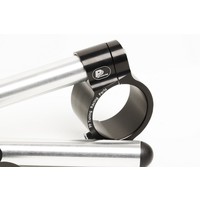 PP Tuning Clip-Ons Handlebars 50mm Type Sport Zwart Geanodiseerd Of Zilver 50C