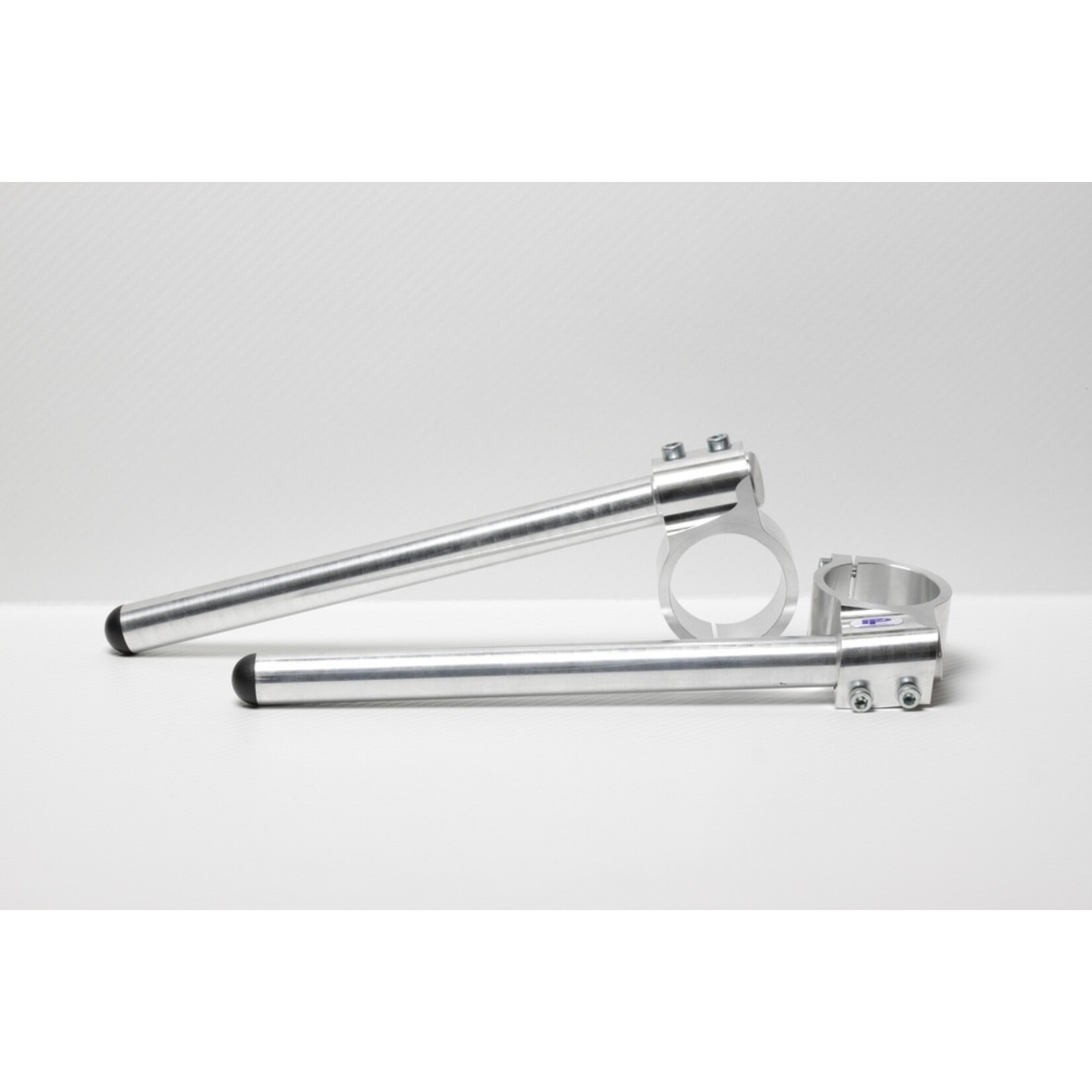 PP Tuning Clip-Ons Handlebars 55mm Type Verstelbaar Zwart Geanodiseerd