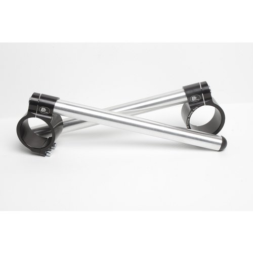 PP Tuning Clip-Ons Handlebars 56mm Type Sport Zwart Geanodiseerd Of Zilver