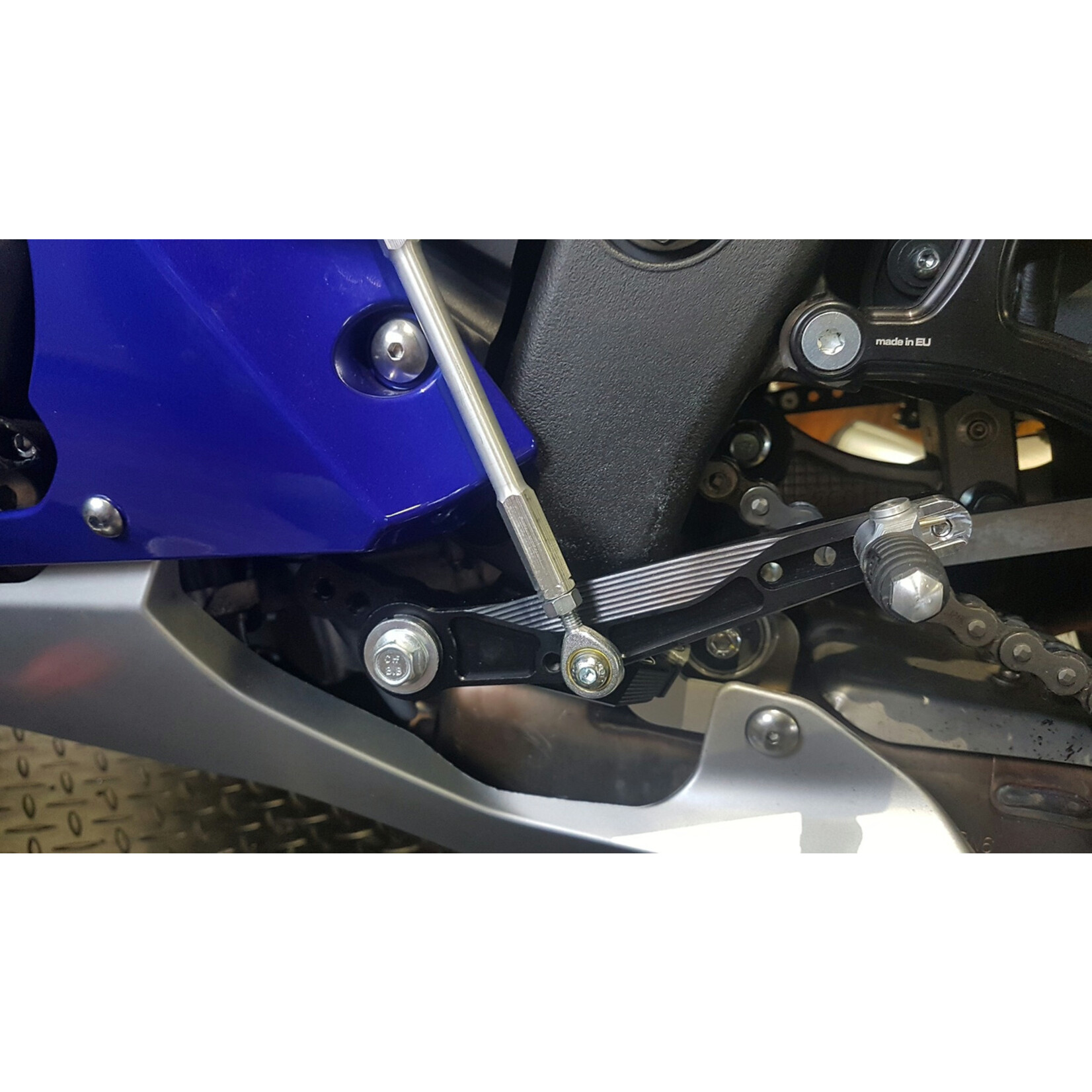 PP Tuning Yamaha R6 2017 Rem schakel Set met Reverse Shifting Full Race-Versie