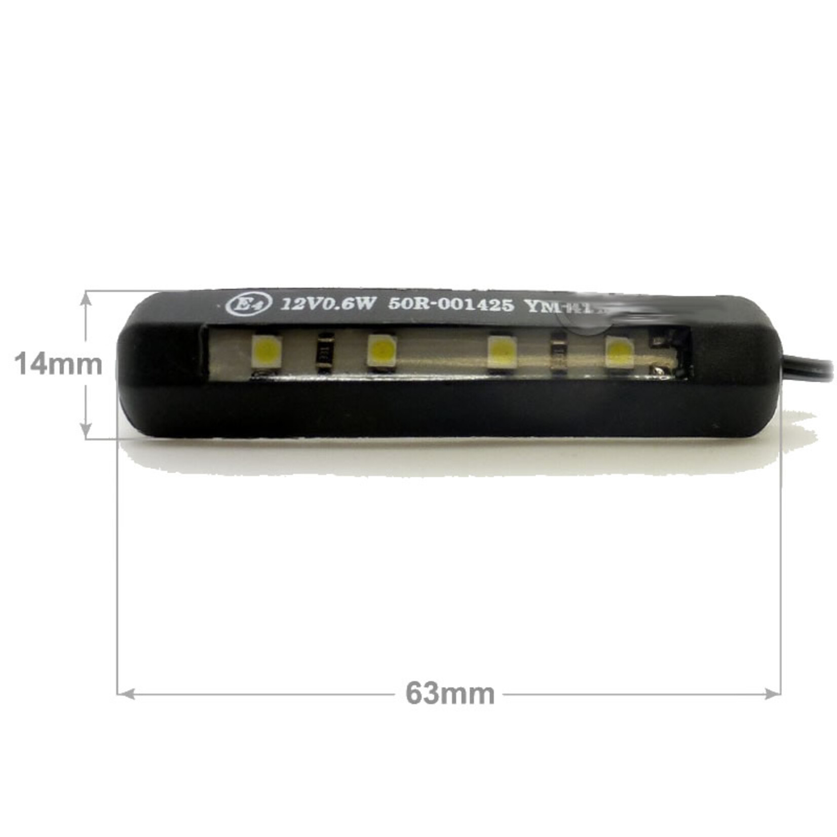 Accessori Italy Kentekenplaat Led verlichting 55mm