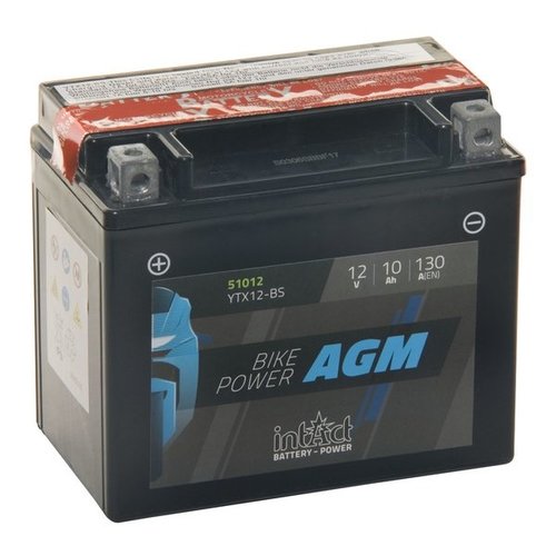 Intact Battery AGM YTX12-BS 12V 10Ah 51012