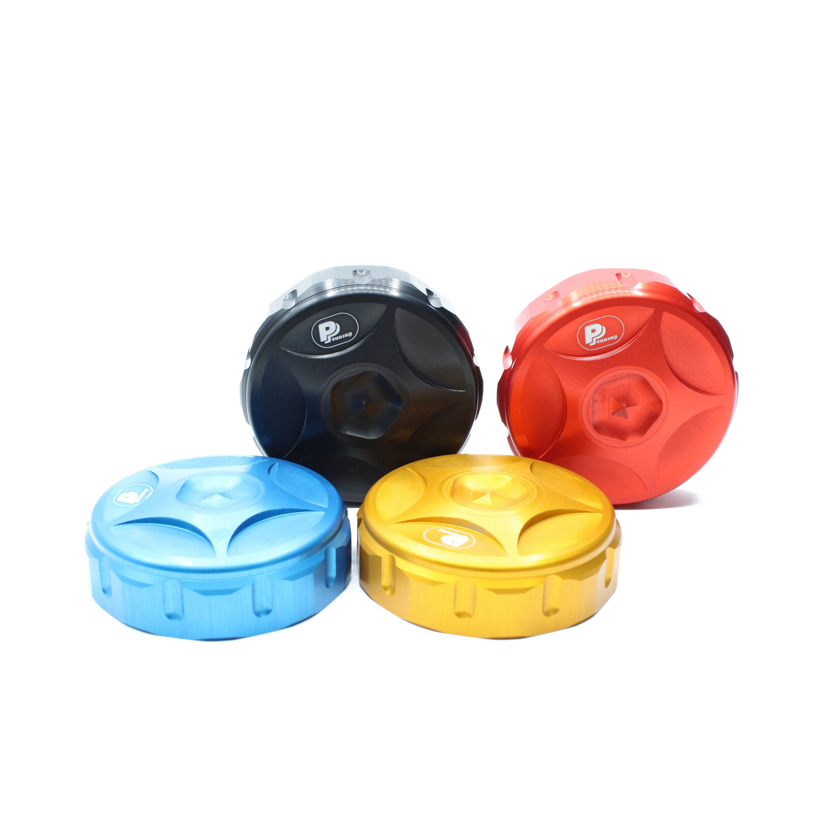 PP Tuning Caps Remvloeistof Reservoir M38 x 4