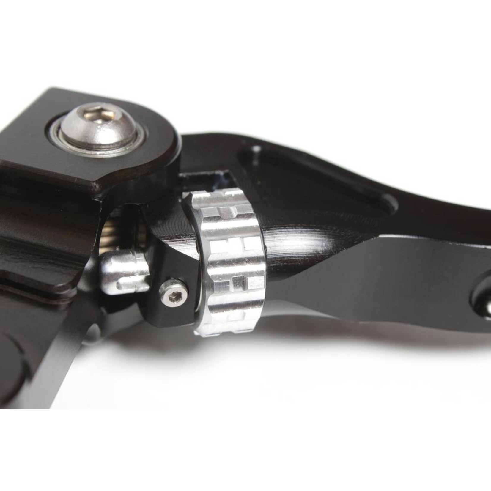 PP Tuning Verstelbare koppelingshendel – kort 150 mm – zwart geanodiseerd – art.nr. 2018K