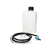 Accessori Italy Benzinetank racing 2,0 Liter inclusief slang, Hulptank met kraan Universeel gebruik